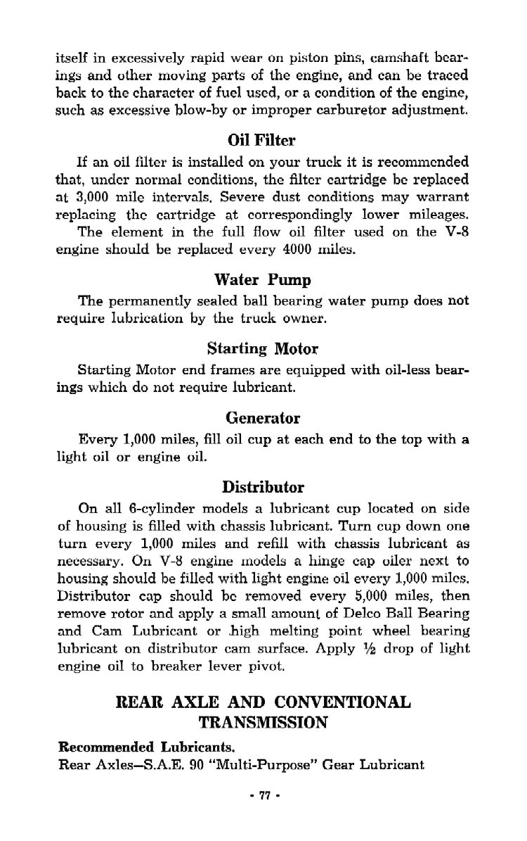 1956 Chevrolet Trucks Operators Manual Page 7
